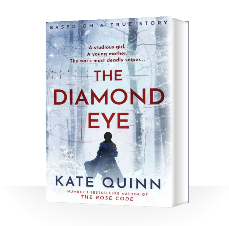 The cover of 'The Diamond Eye' by Kate Quinn